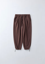 画像をギャラリービューアに読み込む, 【予約商品 7/25(土)19:00-発売】COTTON PONTE JOGGER PANTS BROWN