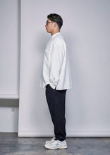 画像をギャラリービューアに読み込む, STRETCH AIR BAND COLLAR SHIRT WHITE