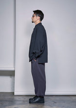 画像をギャラリービューアに読み込む, STRETCH AIR BAND COLLAR SHIRT BLACK