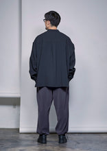 画像をギャラリービューアに読み込む, STRETCH AIR BAND COLLAR SHIRT BLACK