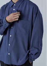 画像をギャラリービューアに読み込む, 【数量限定・予約商品 10/20(月)18:00-発売】DENIM LIKE SHIRT BLACK