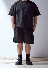 画像をギャラリービューアに読み込む, SO STRETCH NYLON LOGO SHORTS BLACK