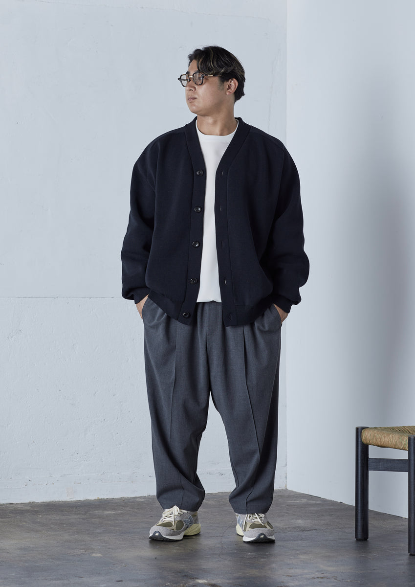 カロリィcarorie HEAVY WEIGHT KNIT CARDIGAN HEAVY WEIGHT KNIT CARDIGAN BLACK – carorie