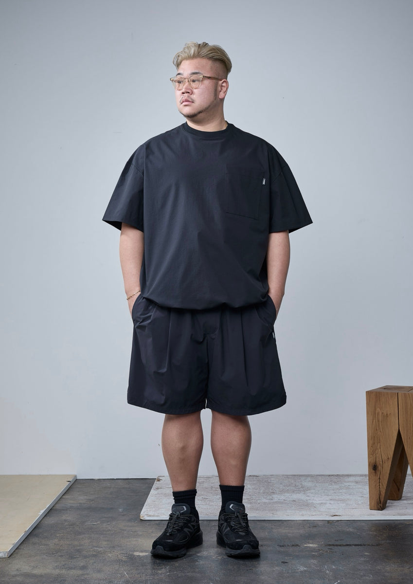 CLEAN TECH TWILL T-SHIRT Ⅳ BLACK – carorie