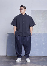 画像をギャラリービューアに読み込む, SEER SUCKER S/S SHIRT BLACK