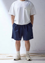 画像をギャラリービューアに読み込む, SO STRETCH NYLON LOGO SHORTS NAVY