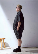画像をギャラリービューアに読み込む, SO STRETCH NYLON S/S SHIRT BLACK