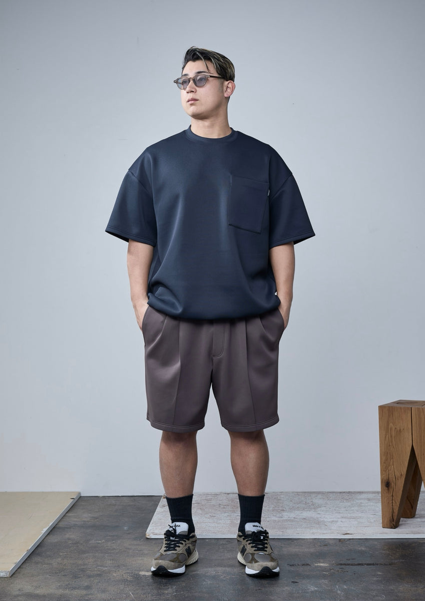 LIGHT PONTE SHORTS GREY – carorie