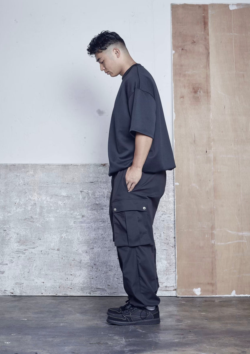 【新品】CARORIE LIGHT PONTE TAPERED PANTS[L] LIGHT PONTE JOGGER PANTS BLACK – carorie