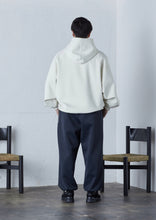 画像をギャラリービューアに読み込む, LIGHT PONTE HOODIE ECRU