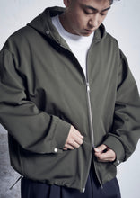 画像をギャラリービューアに読み込む, HEAVY PONTE ZIP HOODIE BLACK