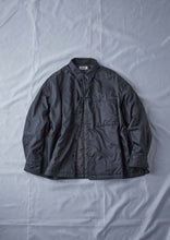 画像をギャラリービューアに読み込む, LIGHT PADDED BIG SHIRT JACKET BLACK