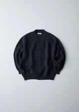 画像をギャラリービューアに読み込む, HEAVY WEIGHT KNIT CARDIGAN BLACK