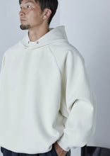 画像をギャラリービューアに読み込む, LIGHT PONTE HOODIE ECRU