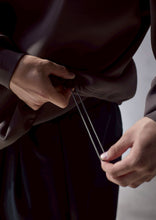 画像をギャラリービューアに読み込む, LIGHT PONTE LONG T-SHIRT CHARCOAL