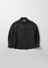 画像をギャラリービューアに読み込む, 【数量限定・予約商品 11/24(月)18:00-発売】RIPSTOP MILITARY SHIRT JACKET BLACK