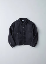 画像をギャラリービューアに読み込む, STRETCH RELAX DENIM JACKET BLACK