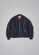 画像をギャラリービューアに読み込む, STRETCH DOUBLE CLOTH MA-1 BLACK