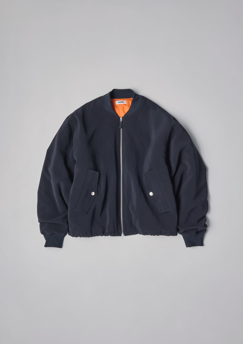 STRETCH DOUBLE CLOTH MA-1 BLACK – carorie