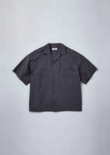 画像をギャラリービューアに読み込む, LIGHT CLEAN TECH OPEN COLLAR SHIRT BLACK