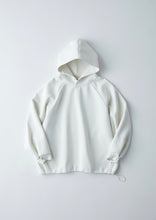 画像をギャラリービューアに読み込む, LIGHT PONTE HOODIE ECRU
