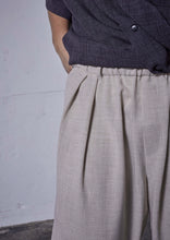 画像をギャラリービューアに読み込む, LINEN LIKE WIDE PANTS CHARCOAL