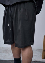 画像をギャラリービューアに読み込む, LINEN LIKE SHORTS BLACK