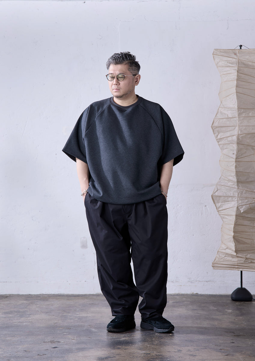 THE CHINO WIDE PANTS BLACK – carorie