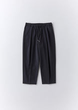 画像をギャラリービューアに読み込む, HEAVY PONTE TAPERED PANTS BLACK 【股下68cm】