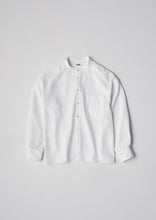画像をギャラリービューアに読み込む, STRETCH AIR BAND COLLAR SHIRT WHITE