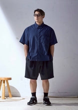 画像をギャラリービューアに読み込む, SO STRETCH NYLON S/S SHIRT NAVY