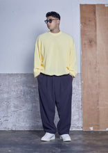 画像をギャラリービューアに読み込む, 【予約商品 10/24(木)19:00-発売】CREW NECK BIG RIB KNIT YELLOW