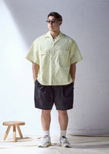 画像をギャラリービューアに読み込む, LIGHT CLEAN TECH OPEN COLLAR SHIRT LEMON