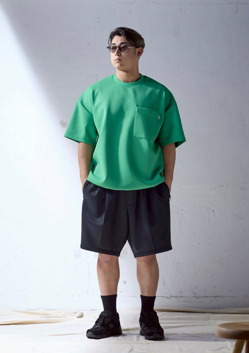 LIGHT PONTE T-SHIRT Ⅱ GREEN – carorie