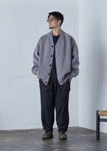 画像をギャラリービューアに読み込む, HEAVY WEIGHT KNIT CARDIGAN GREY