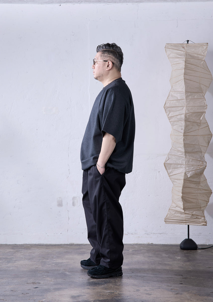 THE CHINO WIDE PANTS BLACK – carorie