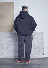 画像をギャラリービューアに読み込む, HEAVY PONTE ZIP HOODIE BLACK