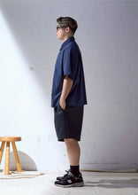画像をギャラリービューアに読み込む, SO STRETCH NYLON S/S SHIRT NAVY