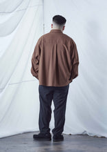 画像をギャラリービューアに読み込む, WOOL LIKE RELAX SHIRT CAMEL