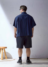 画像をギャラリービューアに読み込む, SO STRETCH NYLON S/S SHIRT NAVY