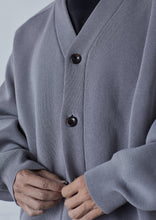 画像をギャラリービューアに読み込む, HEAVY WEIGHT KNIT CARDIGAN BLACK