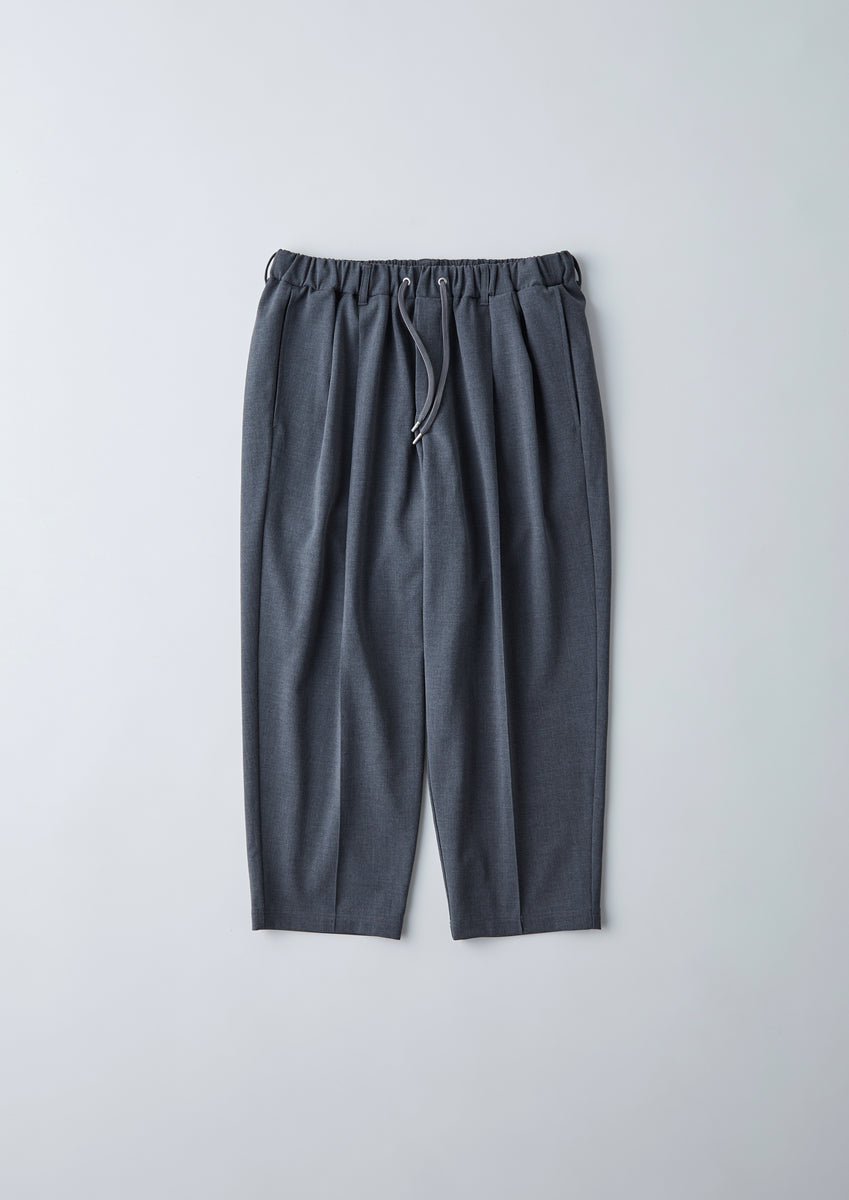 WOOL LIKE SLACKS CHARCOAL – carorie