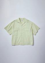 画像をギャラリービューアに読み込む, LIGHT CLEAN TECH OPEN COLLAR SHIRT LEMON
