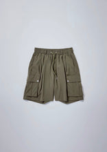 画像をギャラリービューアに読み込む, 【即納商品・数量限定 6/19(木)19:00-発売】SO STRETCH NYLON CARGO SHORTS KHAKI
