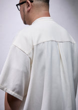 画像をギャラリービューアに読み込む, LINEN LIKE BAND COLLAR S/S SHIRT BLACK
