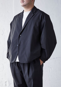 CLEAN TECH TWILL TAILORED JACKET BLACK