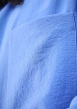 画像をギャラリービューアに読み込む, 【即納商品 7/25(土)19:00-発売】STRETCH AIR BAND COLLAR SHIRT BLUE
