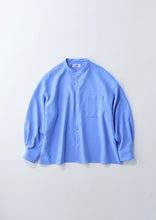 画像をギャラリービューアに読み込む, 【即納商品 7/25(土)19:00-発売】STRETCH AIR BAND COLLAR SHIRT BLUE
