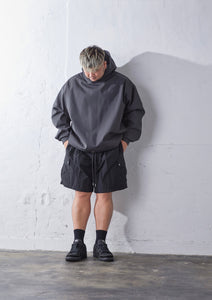 NYLON CARGO SHORTS BLACK