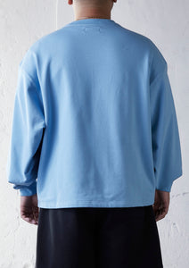 OVER SIZE SWEAT SHIRT SKYBLUE